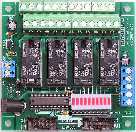 4-Channel 3A DPDT Expansion Relay Board