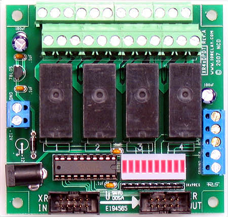4-Channel 5A DPDT Expansion Relay Board