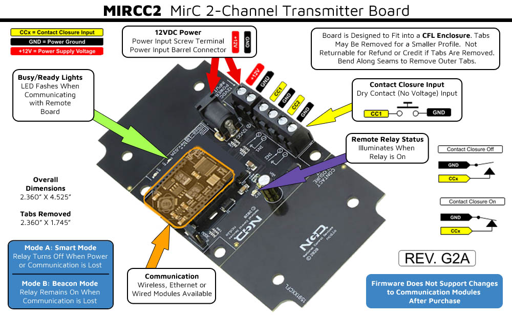 Wireless Contact Closure Relay