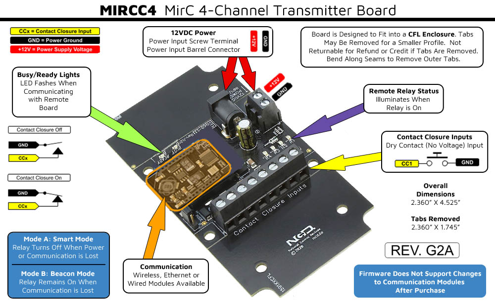 Wireless Contact Closure Relay